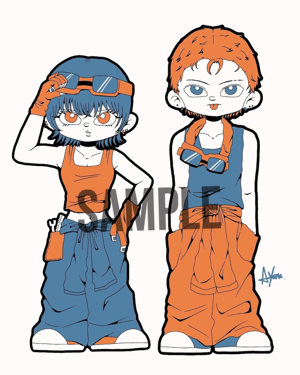 個性派キャラ／ファッション × イラスト制作します あなたの”好き”を、イラストで形にします。 イメージ2
