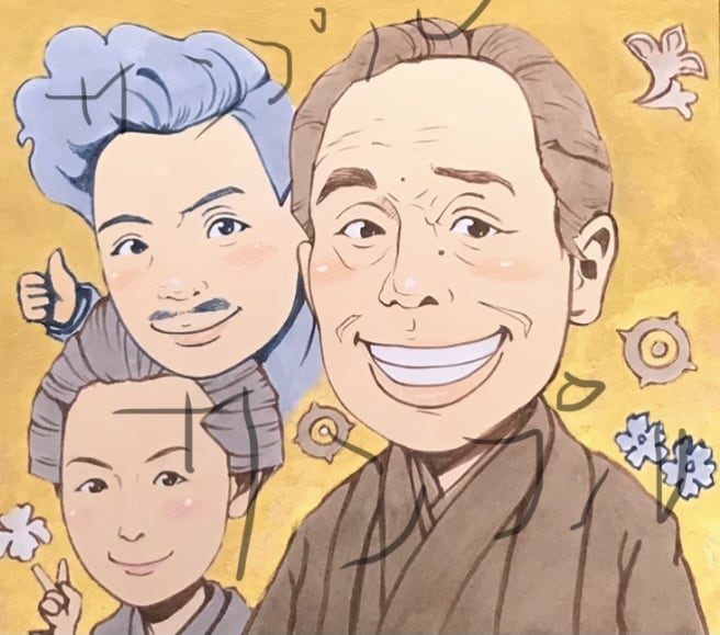 似顔絵歴10年以上のプロが素敵な似顔絵お描きします 御自身はもちろん御家族、御両親、御友人のプレゼントに♪ イメージ3