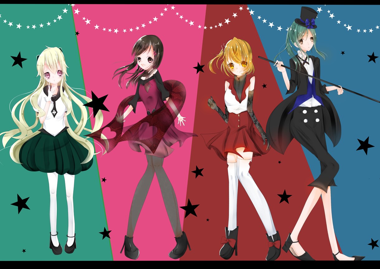 キャラクターの立ち絵、描きます キャラクター紹介や動画用に、女の子や少年のイラスト イメージ1
