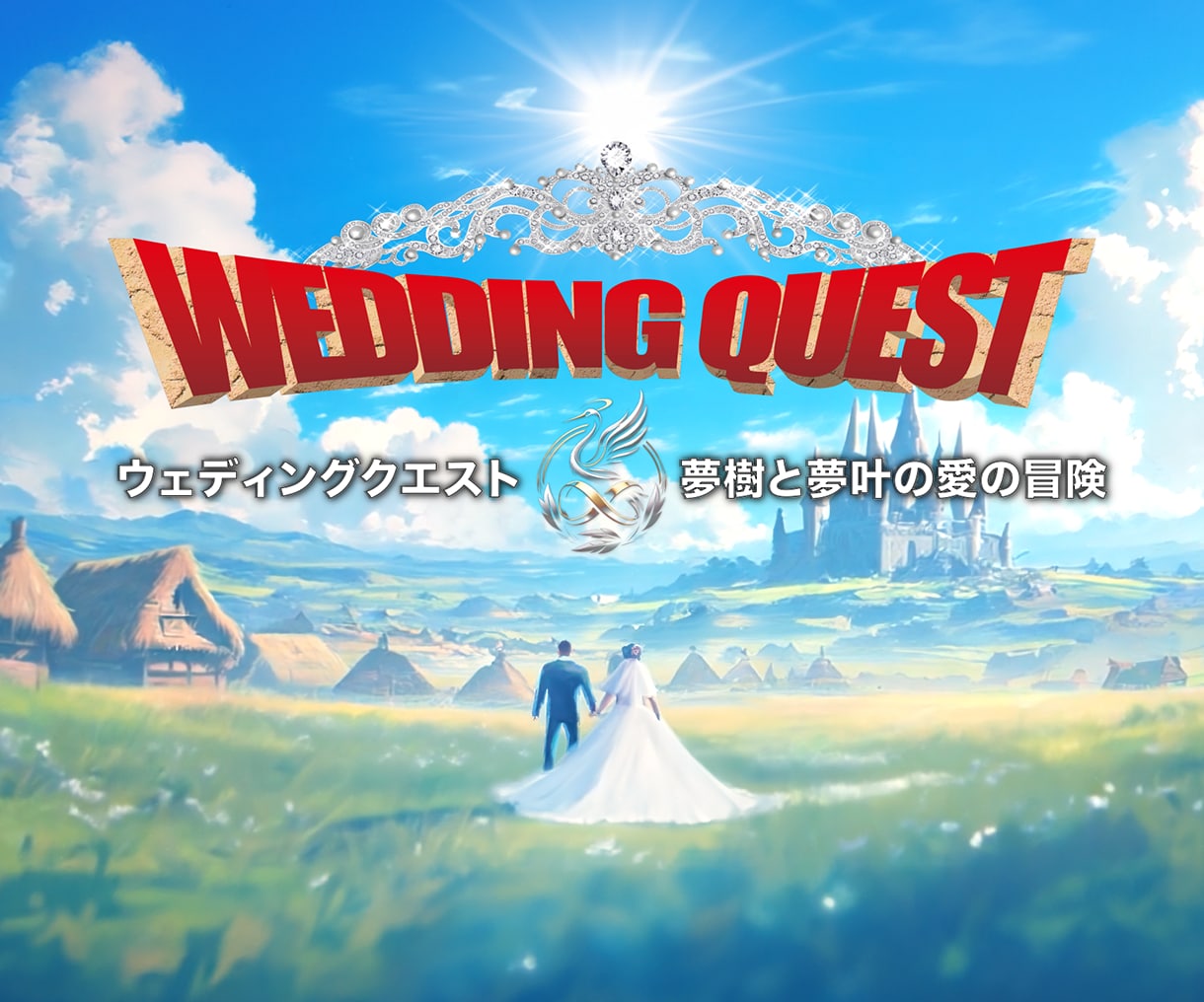 ドラゴンクエスト風のオープニングムービーを作ります ゲストを驚かせる冒険心溢れる結婚式ムービー！ イメージ1