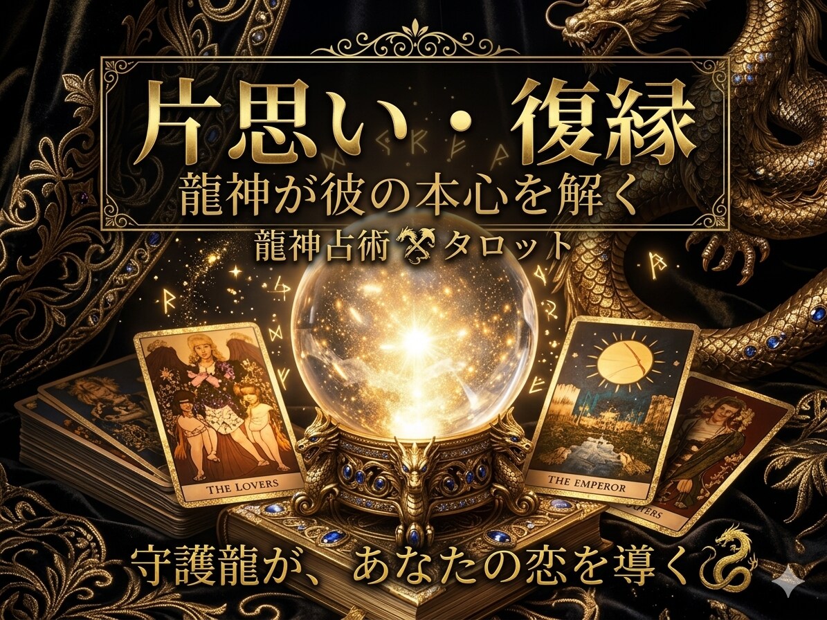 片思い・復縁★龍神が彼の本心を鑑定します 守護龍が視る、彼の本音・二人の運命・あなたが今すべきこと イメージ1