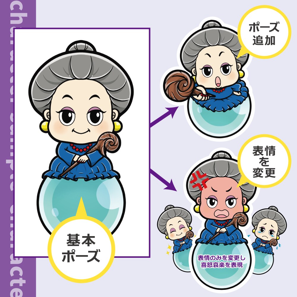 商用利用化！ゆるキャラ描きます 企業・お店のイメージキャラ、販売促進、PRに最適♪ イメージ6