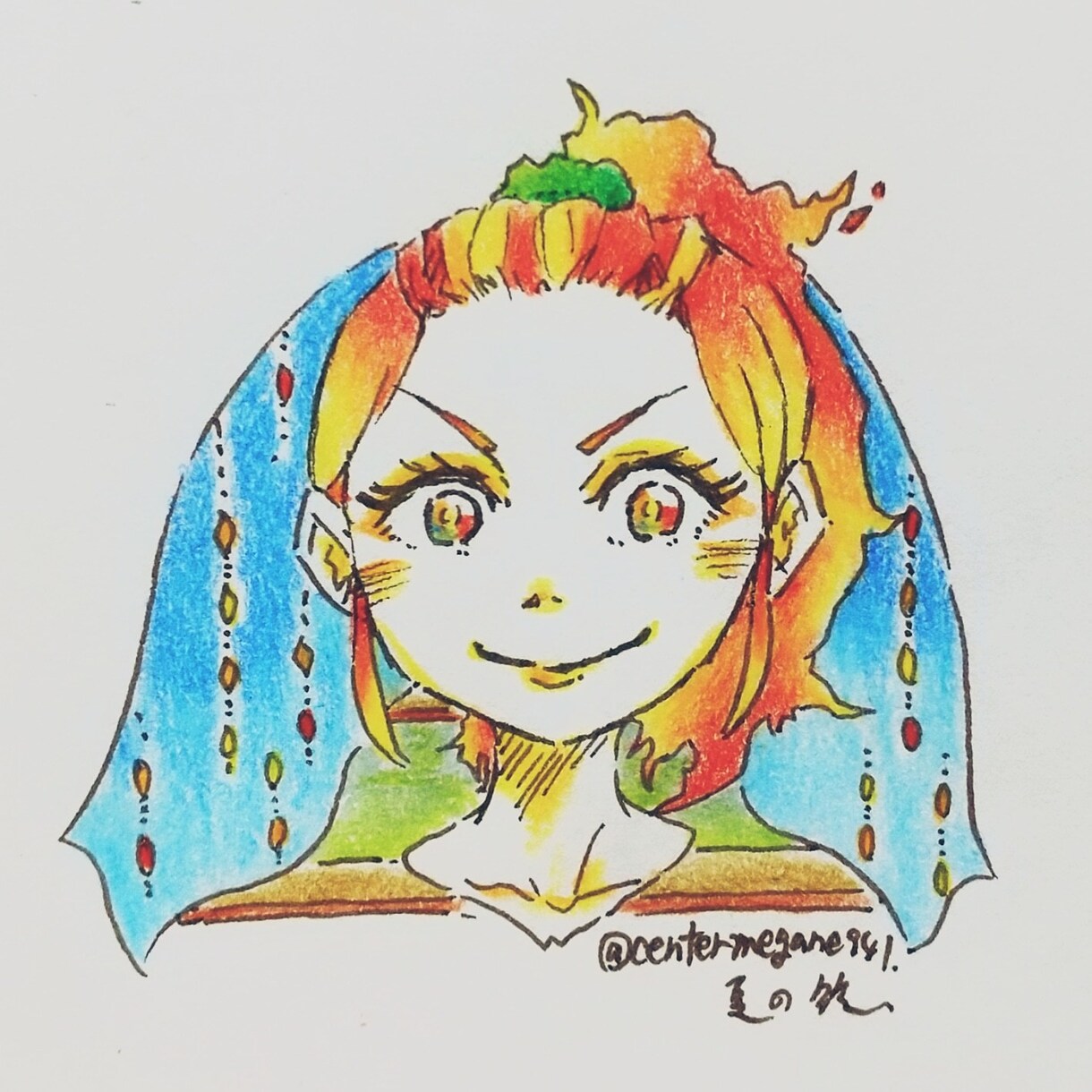 SNS等の人物アイコン描きます 色鉛筆･アクリル絵具を用いて優しいテイストのイラストを制作☆ イメージ2