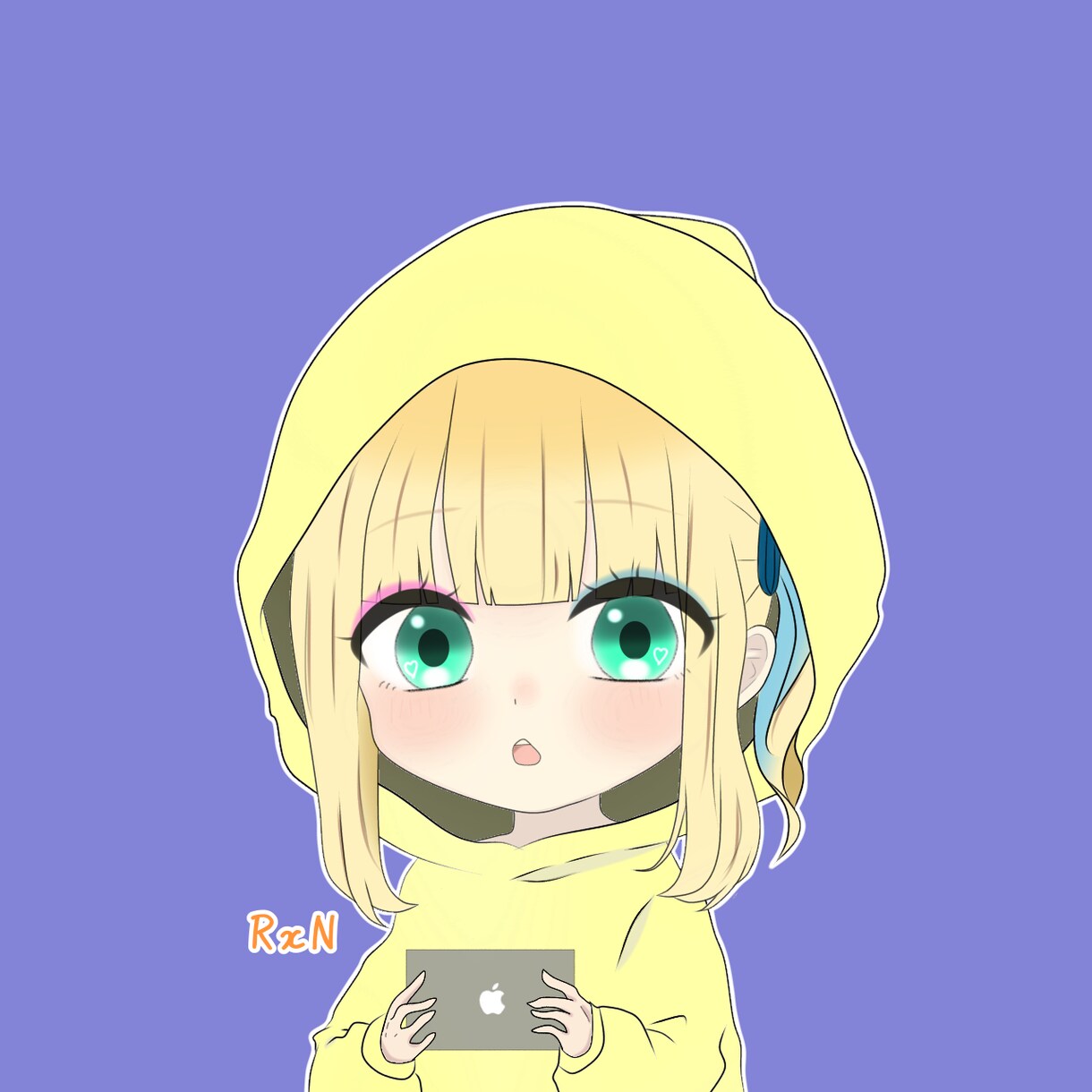 SNS用アイコン描きます あなただけの可愛いミニキャラ作ります！ イメージ1