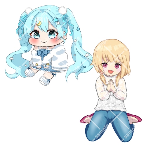 ミニキャラ描きます オリジナルのかわいいミニキャラ描きます！ イメージ7