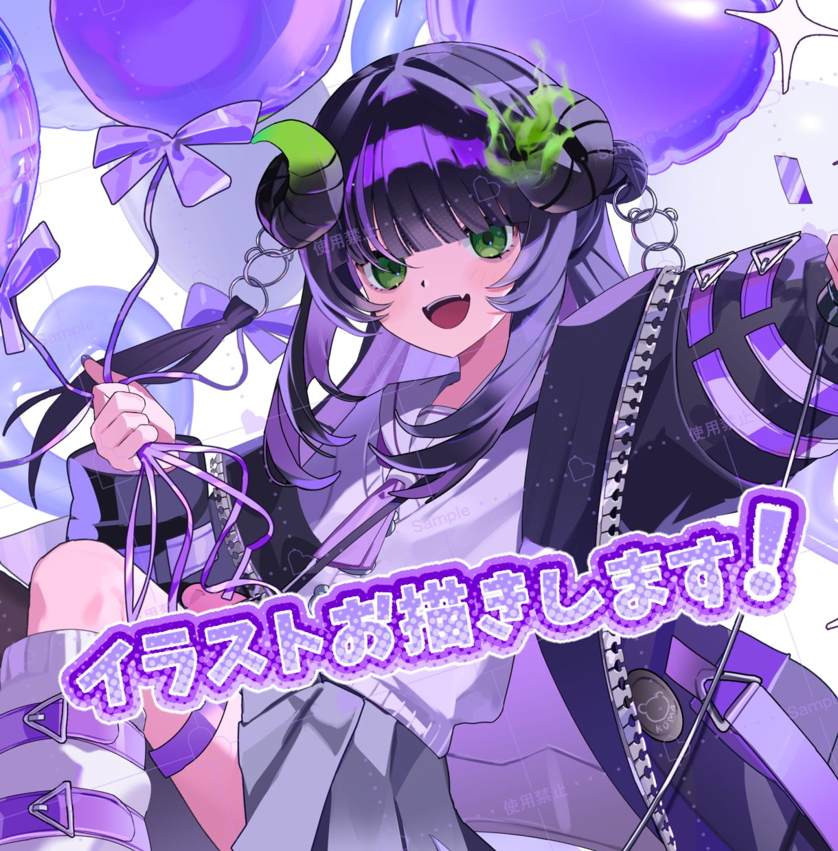 可愛いイラスト描きます 見栄えのする可愛いイラストを描きます！ イメージ1