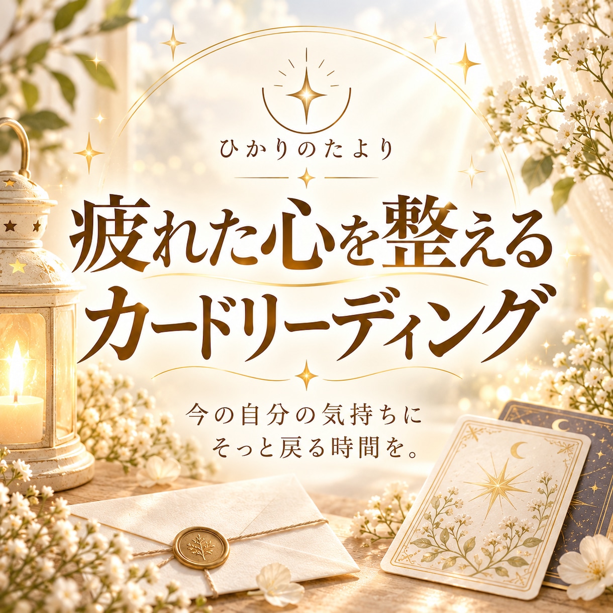 疲れた心を整えるカードリーディングをお届けします カードを通して、今の自分の気持ちにそっと戻る時間を。 イメージ1