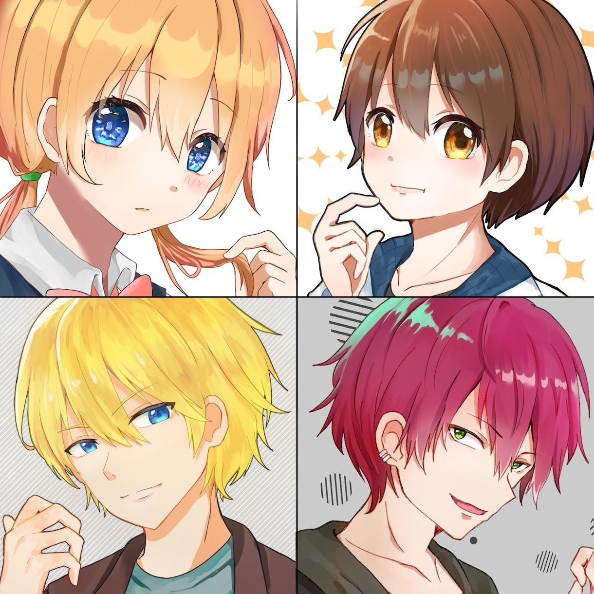 短納期！見やすいSNS用キャラクター描きます SNS等で使いやすい等身イラスト絵を描きます！ イメージ2