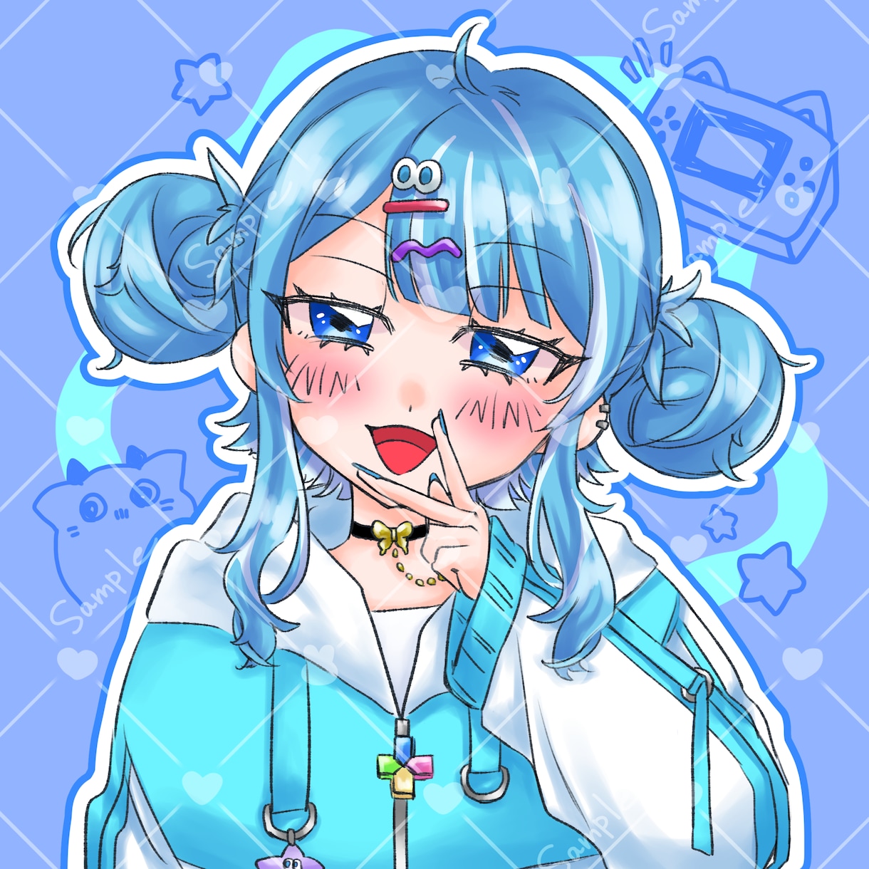 あなただけのアイコン作成します 自身のオリキャラや似顔絵などを可愛いアイコンにしませんか？ イメージ4
