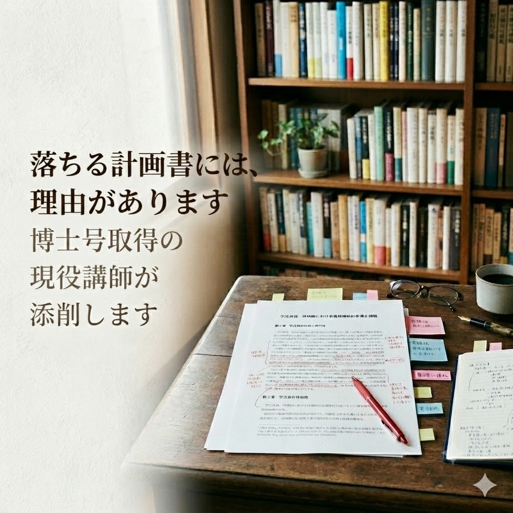 大学院研究計画書・志望理由書を2回論理添削します リライト後の再添削まで込み。博士号取得の現役講師が精読します イメージ1