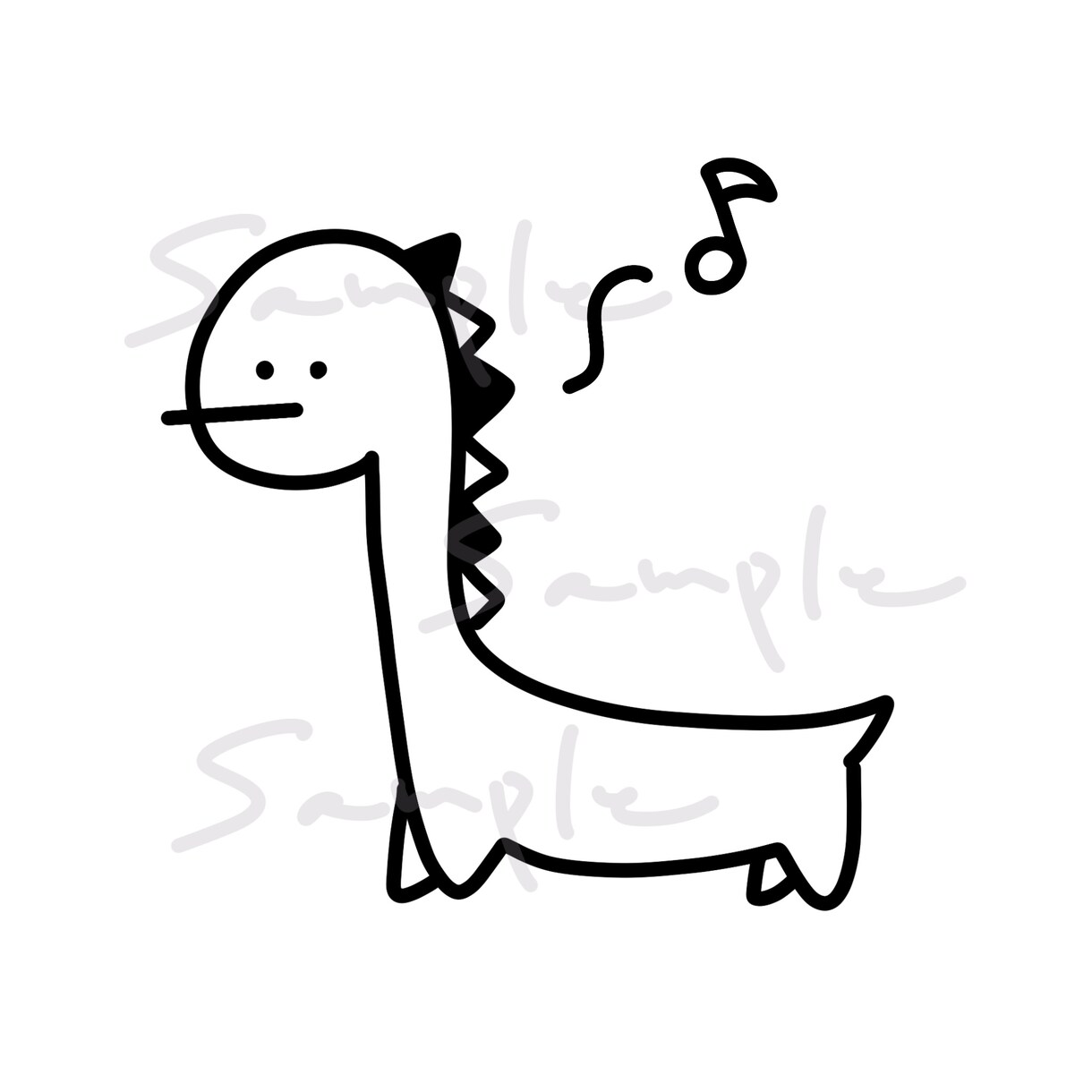 モノクロでかわいいイラスト作成いたします シンプルながら個性あるイラストを制作してみませか。 イメージ5