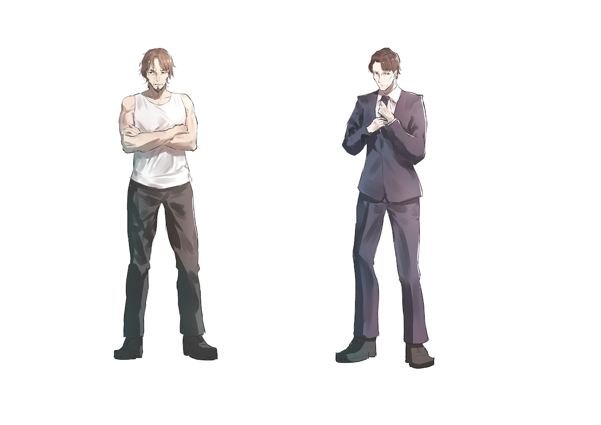 ゲーム、TRPG、IRAM用等の立ち絵を描きます 【厚塗り】現代/SF/中世/ファンタジー等幅広く制作します！ イメージ4