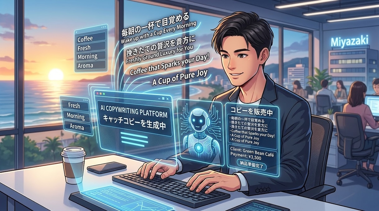 コピー/文章作成、最速で納品致します コピー・SNS・メール文等修正2回込！アプリ開発まで対応！ イメージ1