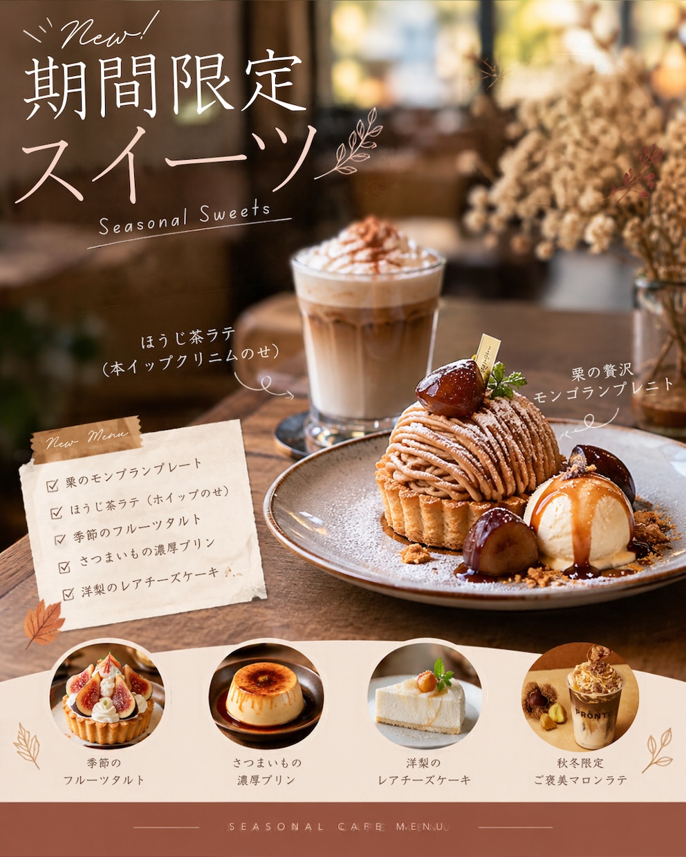 Instagramの投稿画像を制作します カフェ・飲食店・商品紹介など幅広く対応します イメージ4