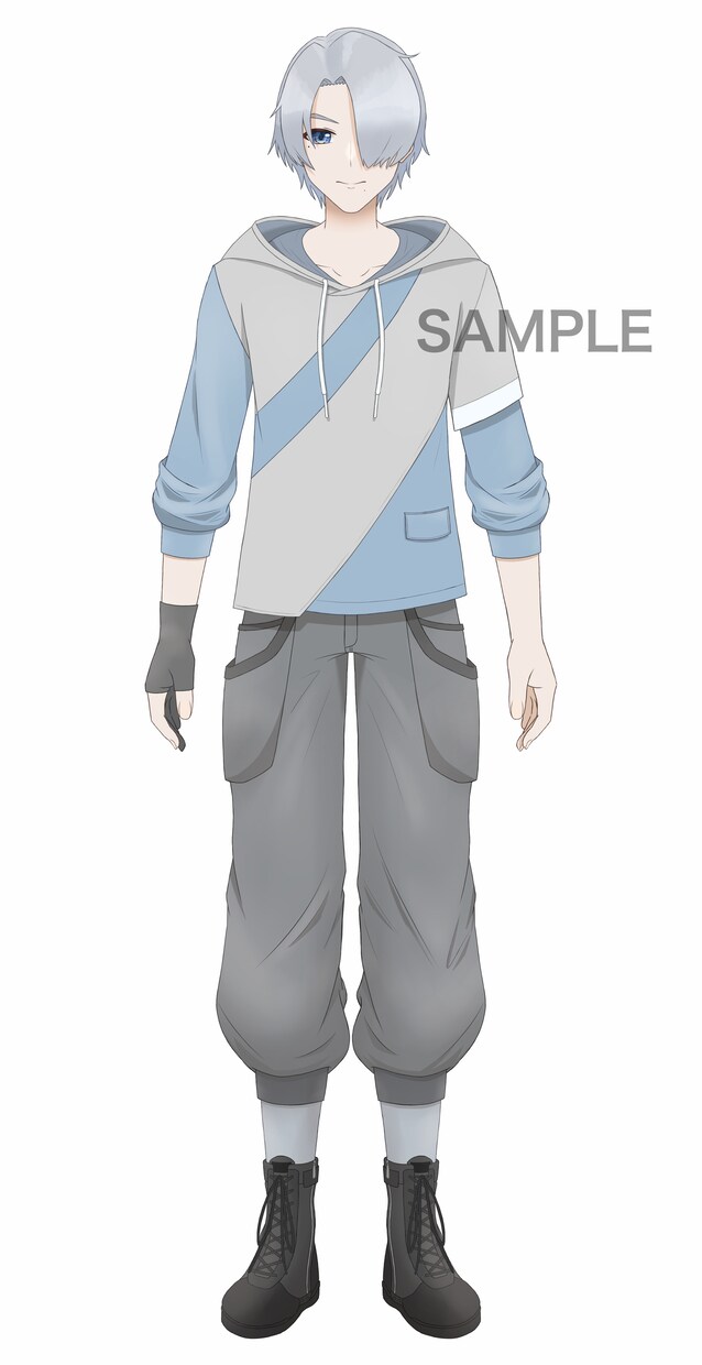 VTuber向けキャラクターデザインを承ります Live2D用パーツ分けイラスト、三面図の製作も可能です!! イメージ9