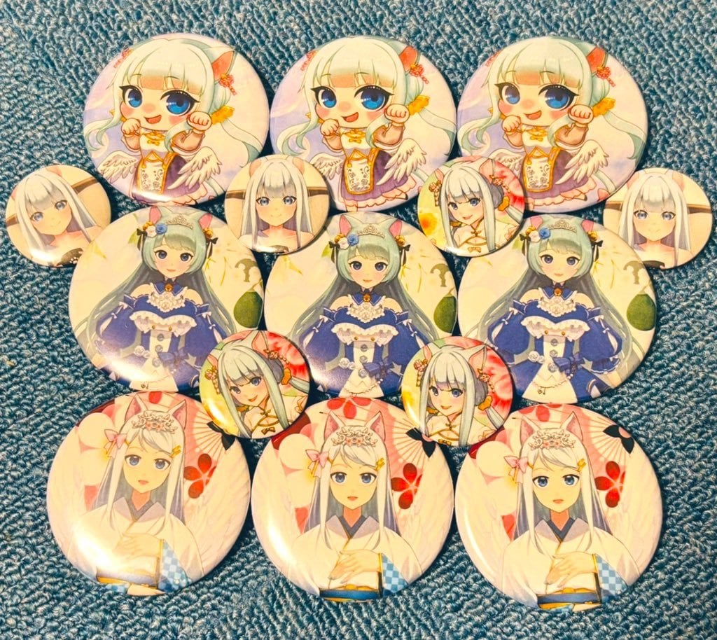 缶バッジやキーホルダーを製作します 活動者さんを応援！グッズお安く作ります！ イメージ1