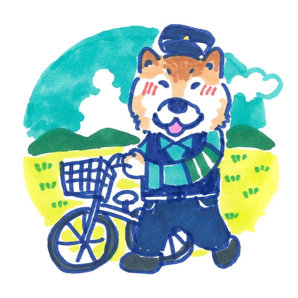 大切なペット/動物をほっこりゆるいイラストにします アイコン・プレゼント・挿絵などに！ イメージ3