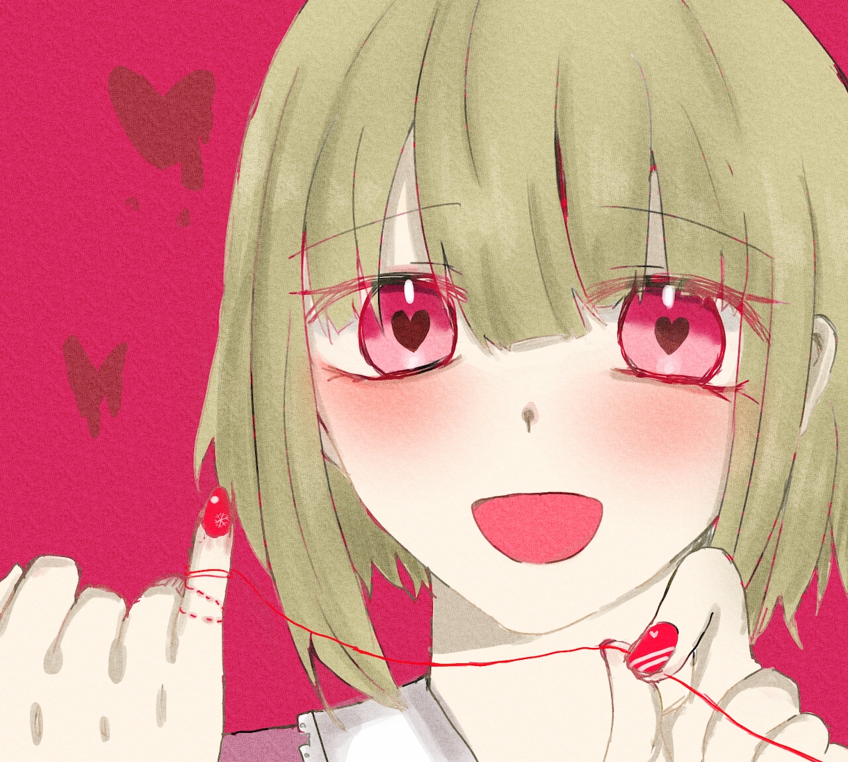 SNS用のかわいいアイコン制作致します ふんわりとしたかわいさのあるアイコンをかきます！ イメージ2