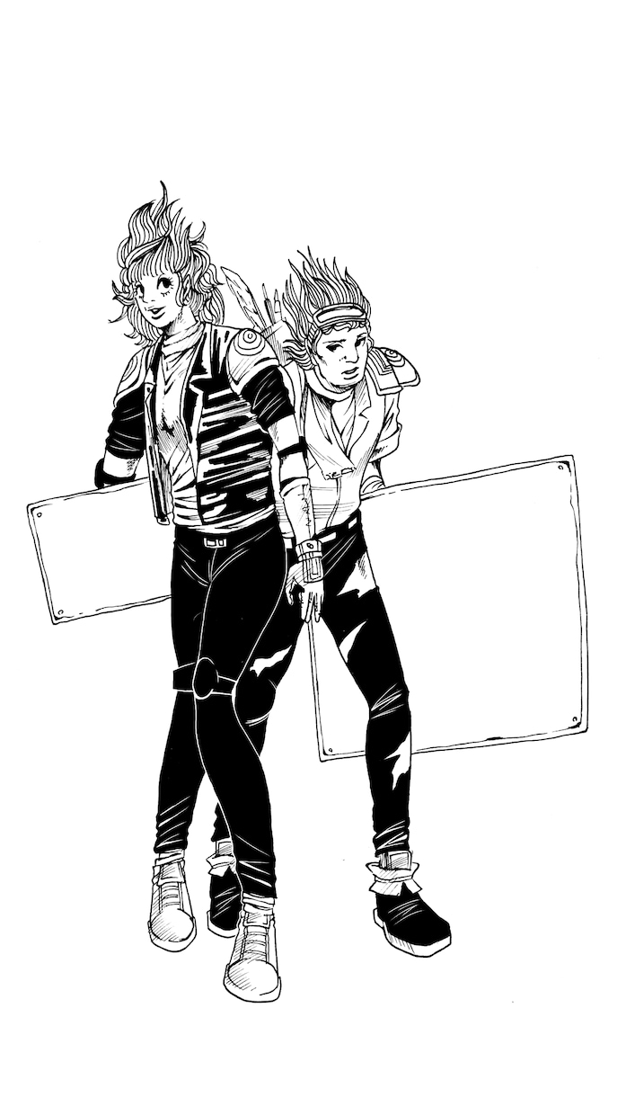 ポスター、挿絵、漫画、似顔絵なんでも描きます 目立つイラストが欲しい方へオススメ イメージ2