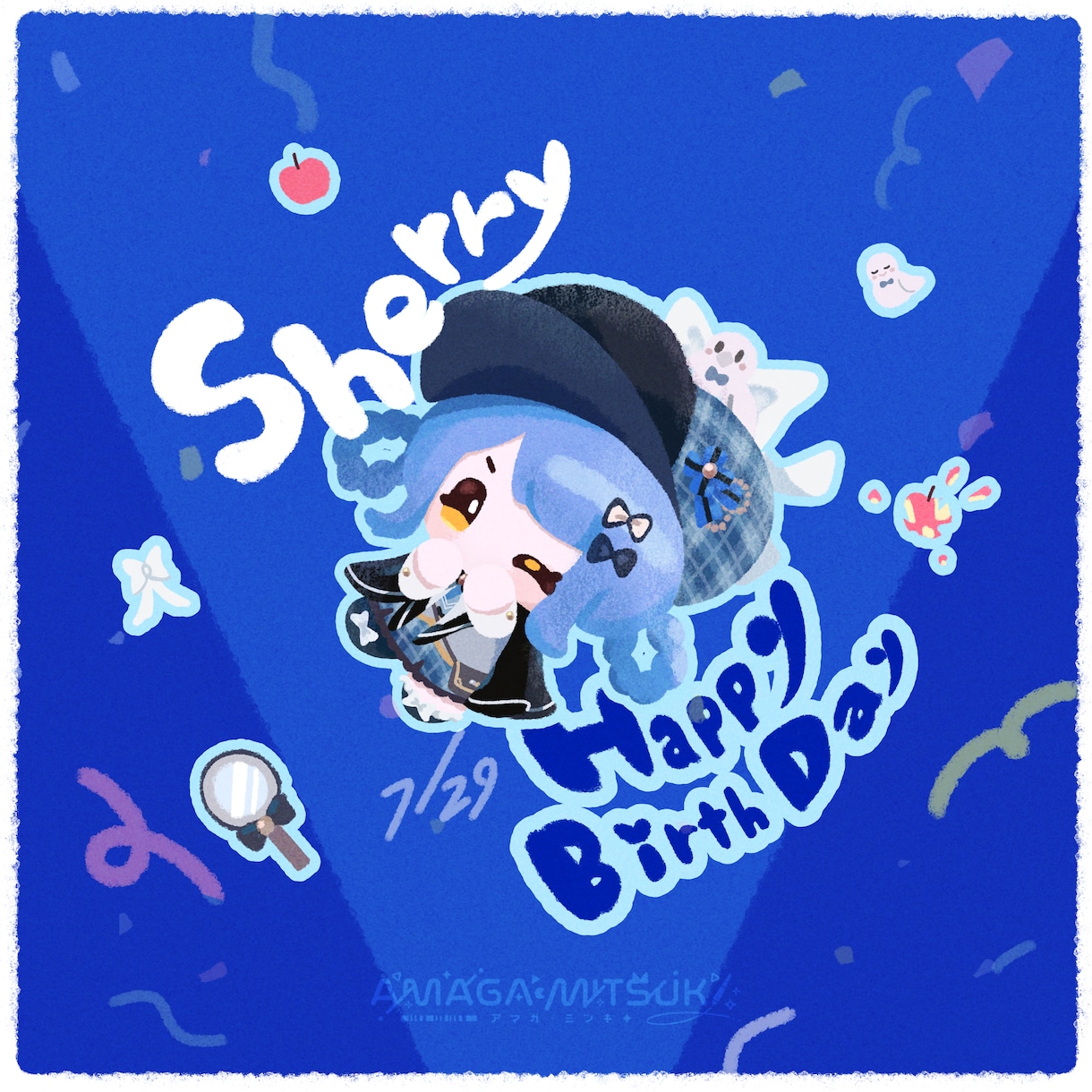 ミニぬい風SDイラスト描きます 手書き風でほんわか可愛い！アイコンなどにぴったりです♪ イメージ1