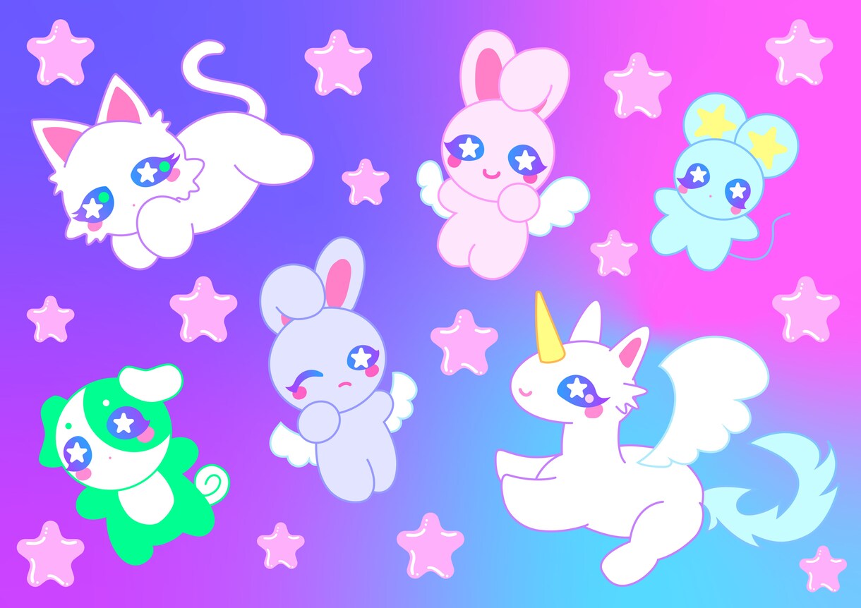 デフォルメイラスト描きます フレッシュで可愛らしいデフォルメ！ イメージ3