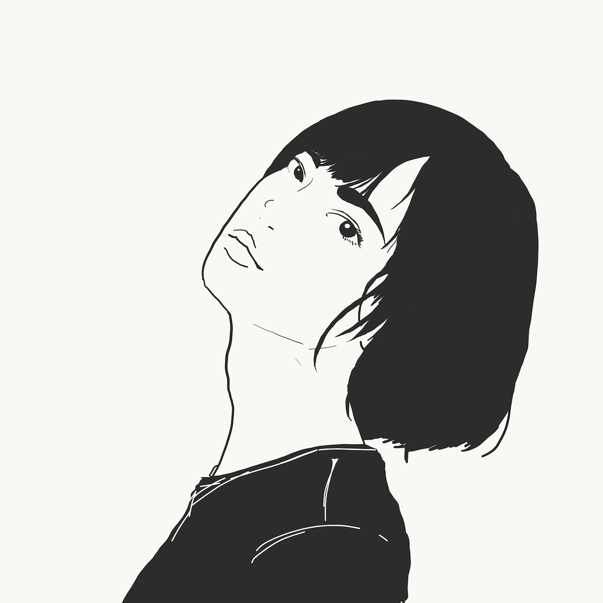SNS（インスタなど）の似顔絵アイコン描きます シンプルでオシャレな自分だけの似顔絵風アイコン！ イメージ2