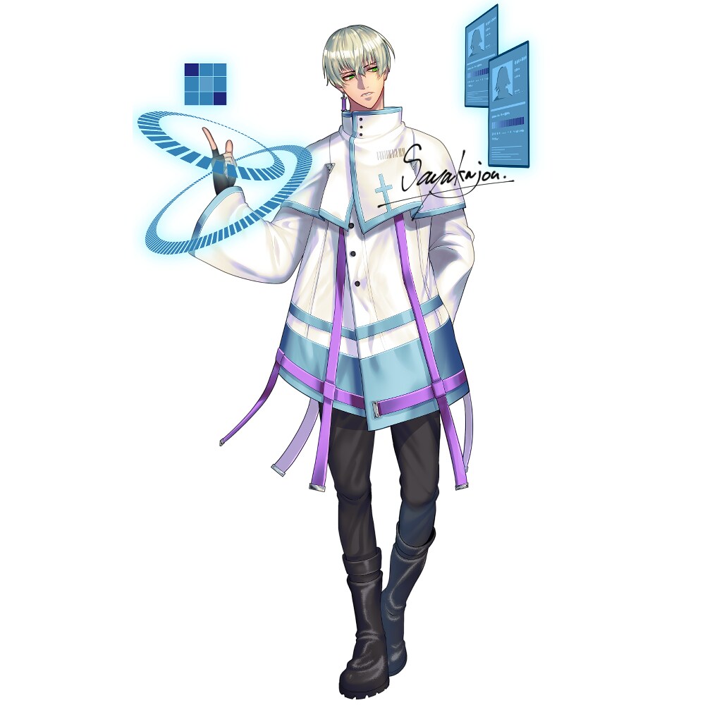 男性、女性の立ち絵を描けます パキっとした色彩でイラストをお届け！ イメージ3