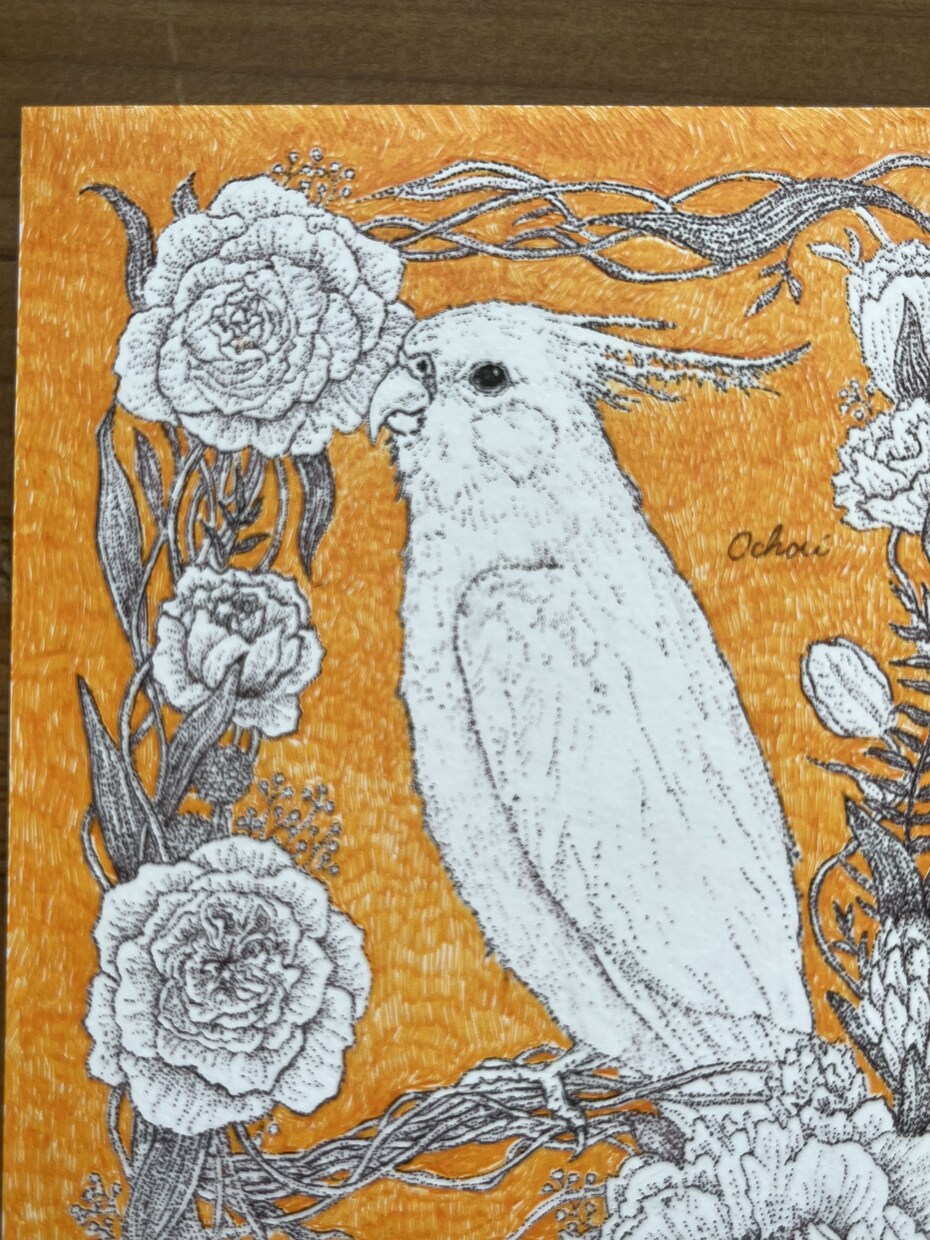 動植物の点描イラストを描きます ペン画で繊細な線と点の絵を描きます！ イメージ2