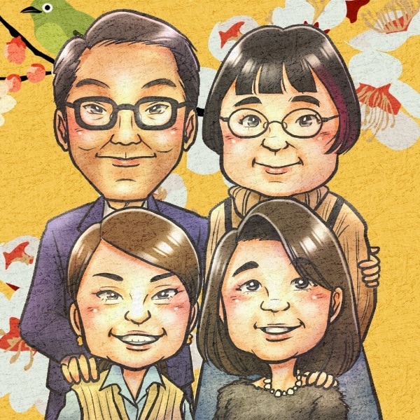 記念日やプレゼントに適した似顔絵を描きます 優しいタッチで貰って嬉しい似顔絵をお届け！ イメージ2