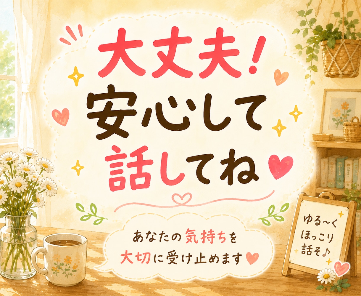 その不安もう我慢しなくて大丈夫。丸っと受け止めます 子育て｜人間関係｜自分について｜発達特性｜40代からの副業 イメージ4