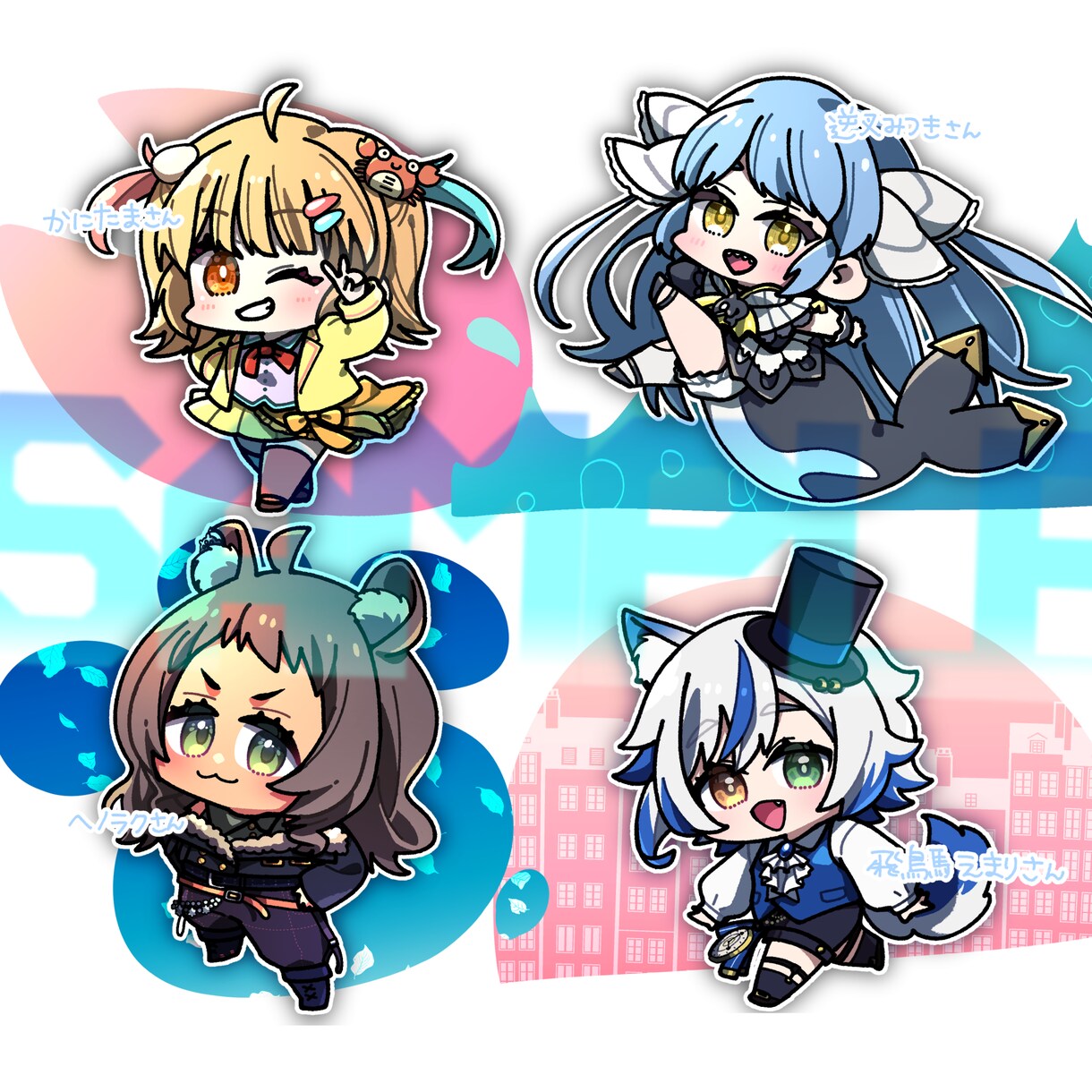 むちむちデフォルメキャラ描きます アイコンやグッズなどに活用ください！ イメージ3