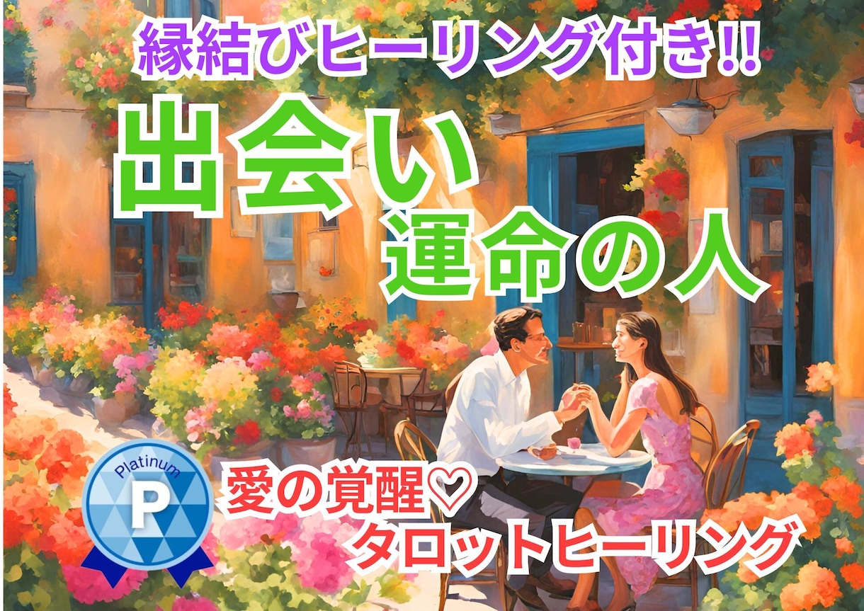 愛の覚醒♡タロットヒーリング【出会い】占います タロット占いヒーリング♡出会い♡どんな人？出会うコツは？ イメージ1