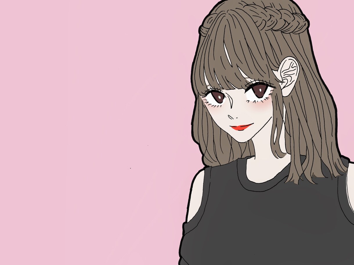 プリクラや写真などをイラスト化します 誕生日や記念日の画像のプレゼントや、SNSのアイコンなどに! イメージ1