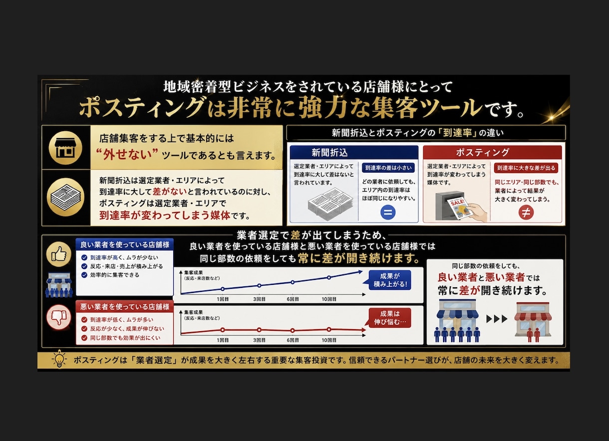 ポスティングの反響が芳しくない原因を共有いたします 【全国対応】何故、ポスティングの反響が出ないのか徹底解説 イメージ2