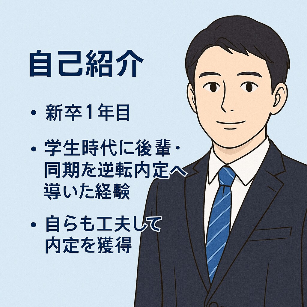 新卒一年目の私が、あなたを内定に導きます 後輩や同期を第一志望に内定させた経験から、的確にアドバイス イメージ2