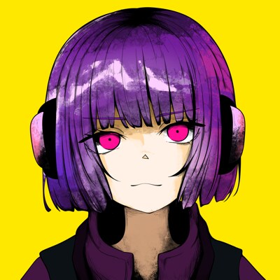 クールなイラスト制作します 【単色背景・色彩強め・クールなオリジナルキャラ】 イメージ4