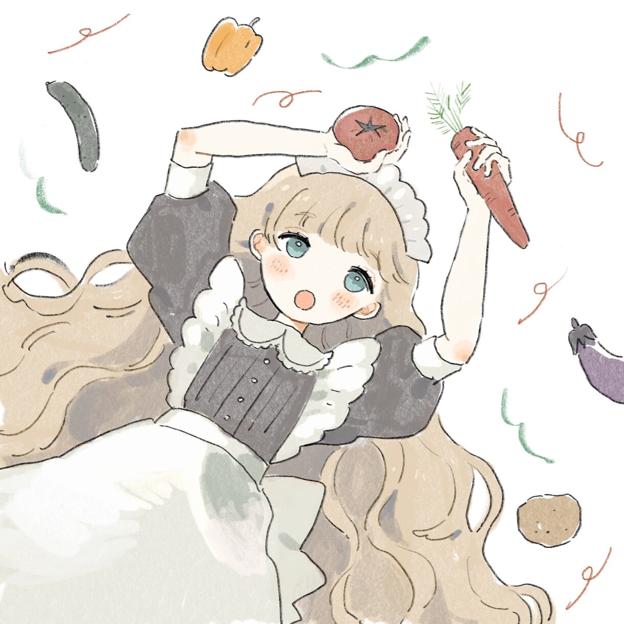 ふわふわかわいいイラスト描きます アイコン、Youtube、キャス画など幅広くお受けします イメージ2