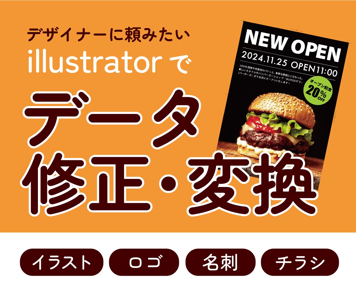 Aiでイラスト・ロゴなどを復元・変換・修正します 迅速・正確・丁寧に行います！お気軽にご相談ください イメージ1