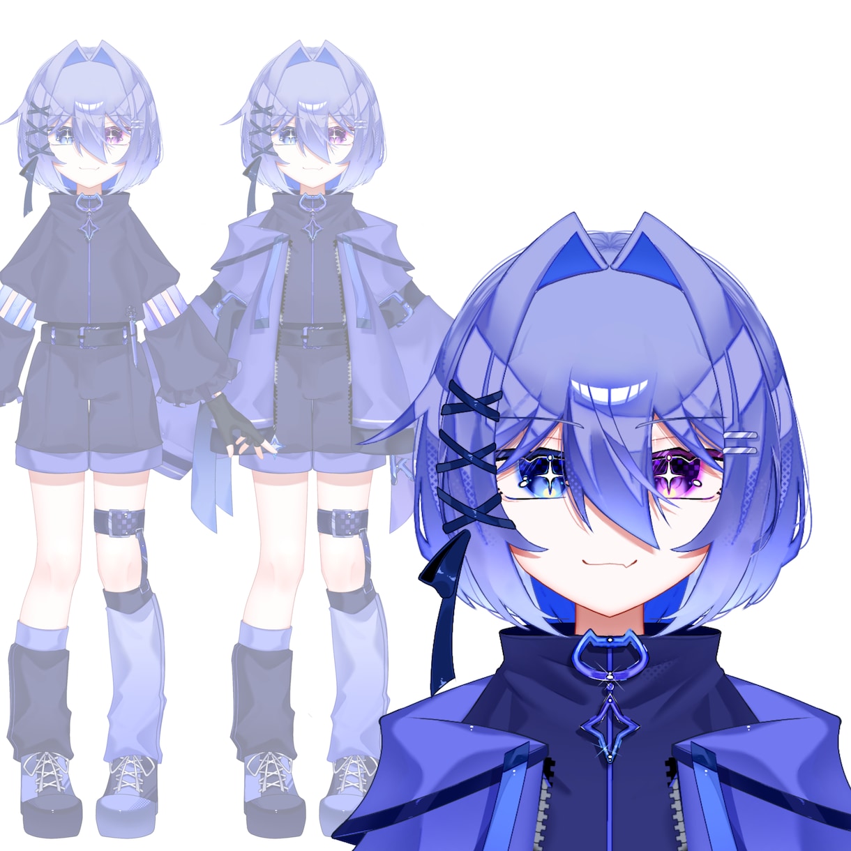 VTuberさん用のパーツ分けイラストを描きます 【初心者さん大歓迎】丁寧サポート×キラキライラスト制作！ イメージ4