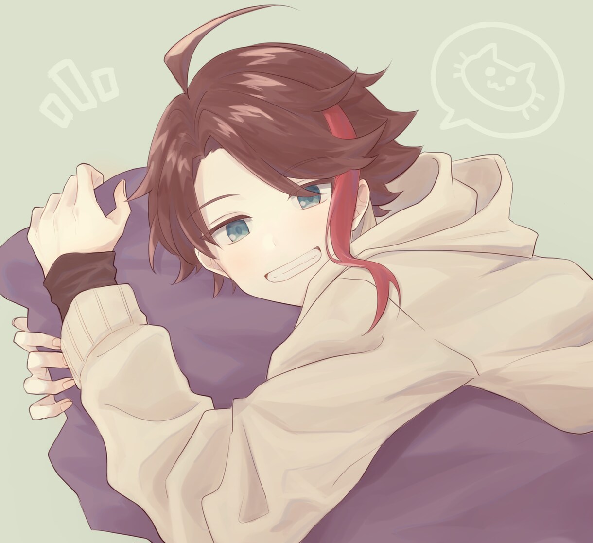 アイコンヘッダー動画用などのイラスト描きます 優しい雰囲気、色々な塗り方で仕上げます！ イメージ1