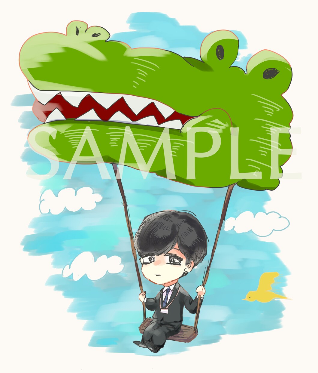 SNSのアイコンに使えるイラスト描きます イメージ3