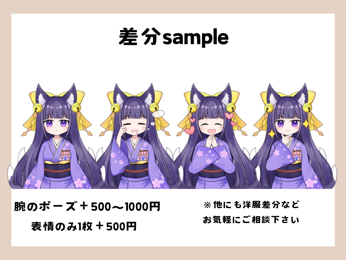 商用込み！ふんわりかわいい系イラストお描きします ちびキャラ・等身絵・アイコン・イラスト全般描きます イメージ6
