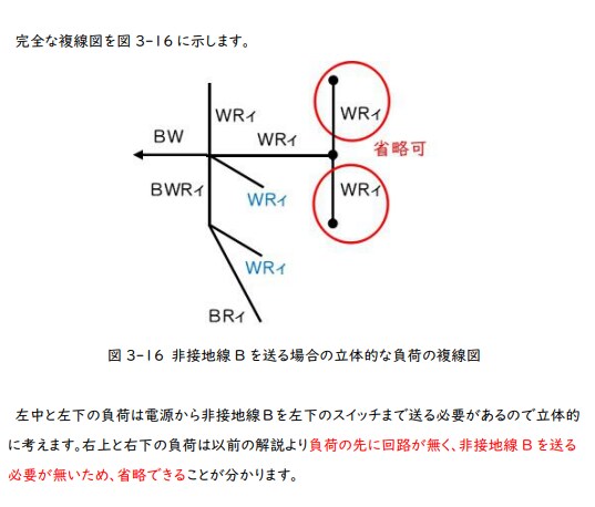 電気工事士試験の複線図問題の画期的アドバイスします ミス無く、サクサク複線図問題を解けるようになりたい方へ イメージ5