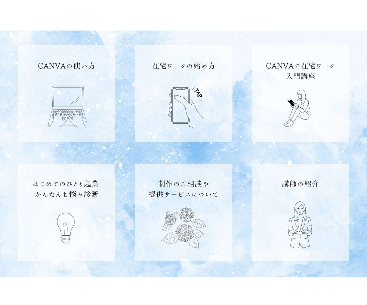 おしゃれで大人可愛いリッチメニュー作成します オリジナルデザインでアカウントを魅力的に！集客を後押しします イメージ4
