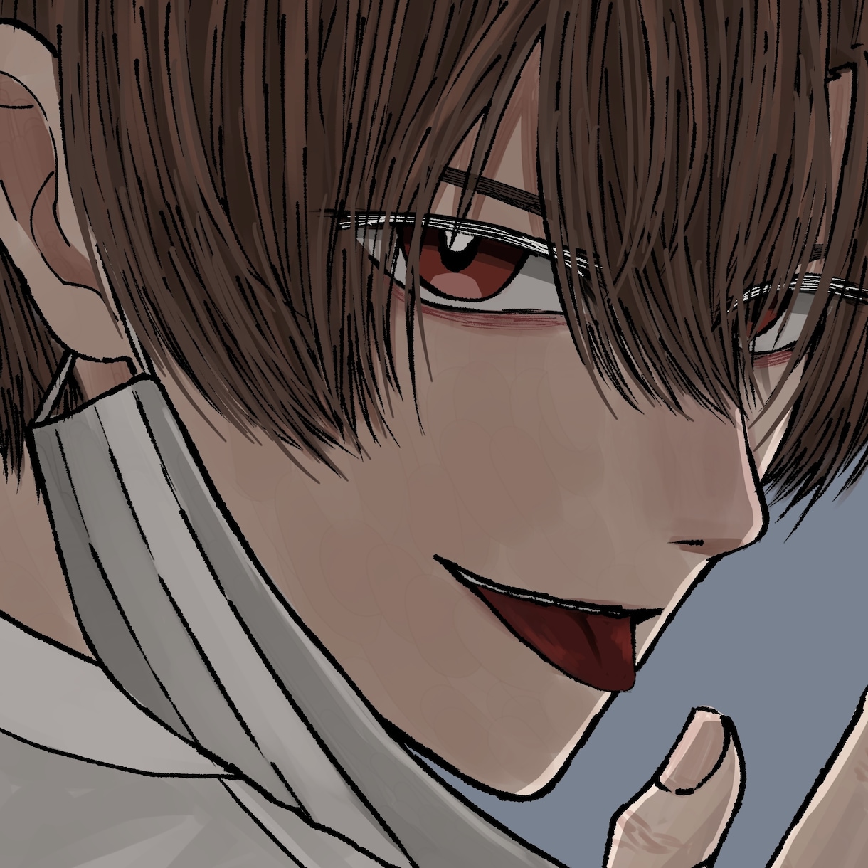 魅力的な男の子のアイコン/イラスト描きます あなたが希望する男性バストアップアイコンを作成いたします イメージ2