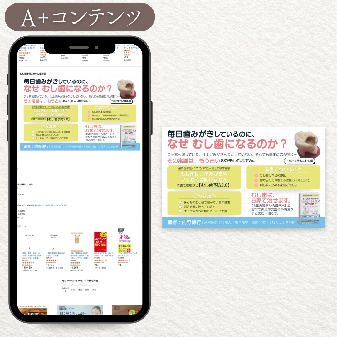 Kindle　A＋（Aプラス）コンテンツ作成します Kindle商品紹介コンテンツであなたの本をアピールできます イメージ4