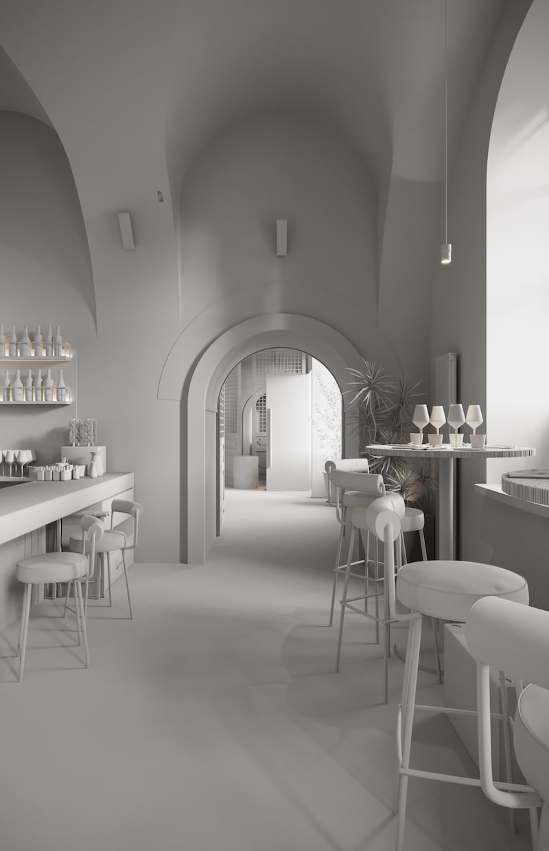 店舗系建築内観パースご提供します 短期間・高品質でリアルな建築CGパースご提供します。 イメージ2