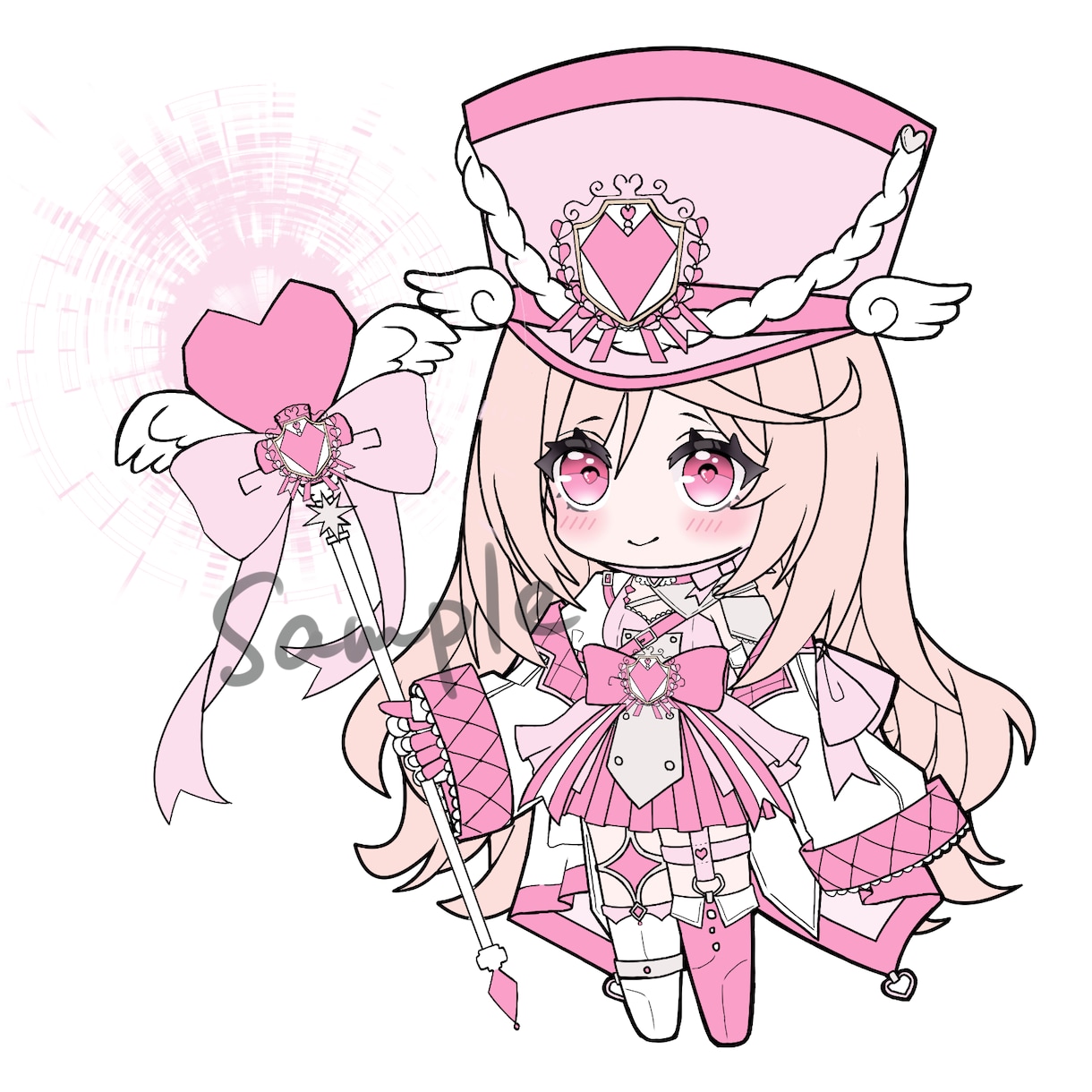可愛い女の子のSDイラストを制作します ときめきを感じるような可愛さを大事にしています♡ イメージ9