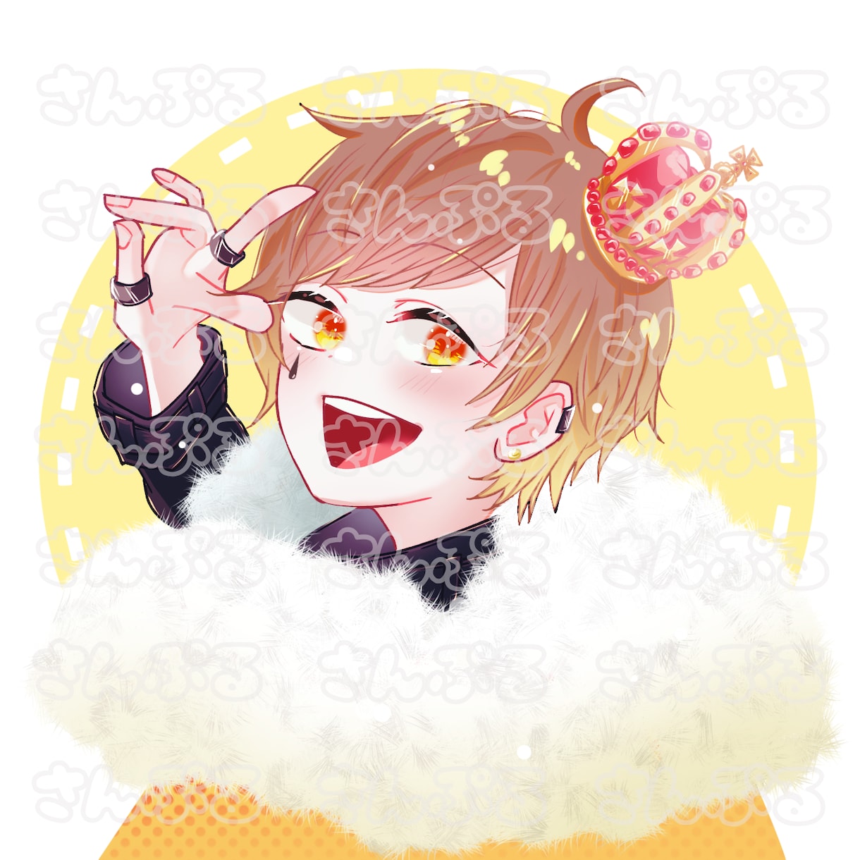 きれいめオリジナルアイコンお描きします 透明感のあるかわいい・かっこいいイラスト描きます イメージ9