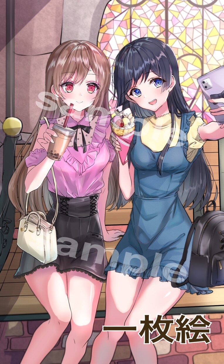 商用/版権/オリジナルok！綺麗な一枚絵描きます あなたの希望通りのイラスト描きます☆ イメージ2